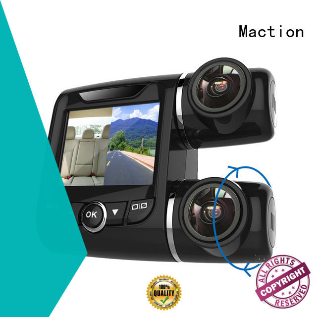 Maction channel dual dash cam manufacturer for car