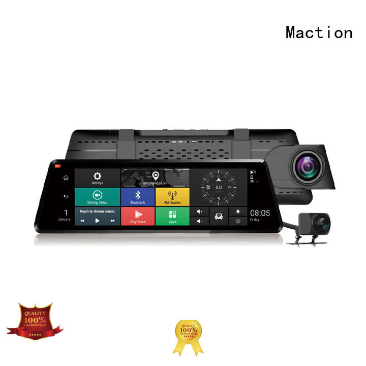 Maction car touch screen dash cam manufacturer for street