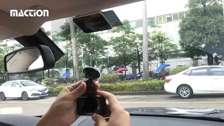 Installation guide for suck cup holder car dvr(M308)