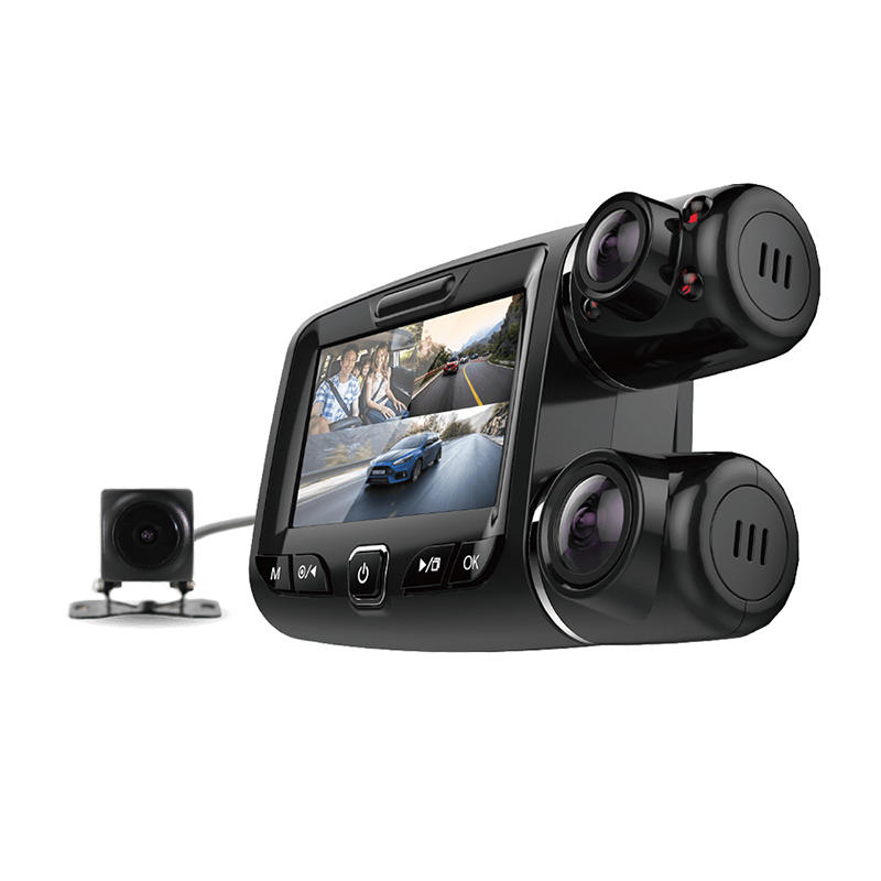 3 Channel car dvr with WIFI IR GPS function M239