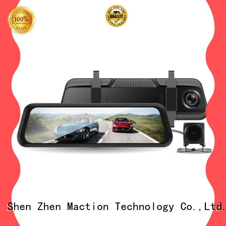 Maction full rear view mirror dash cam manufacturer for car