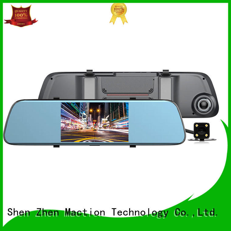 dual reverse camera mirror supplier for street Maction