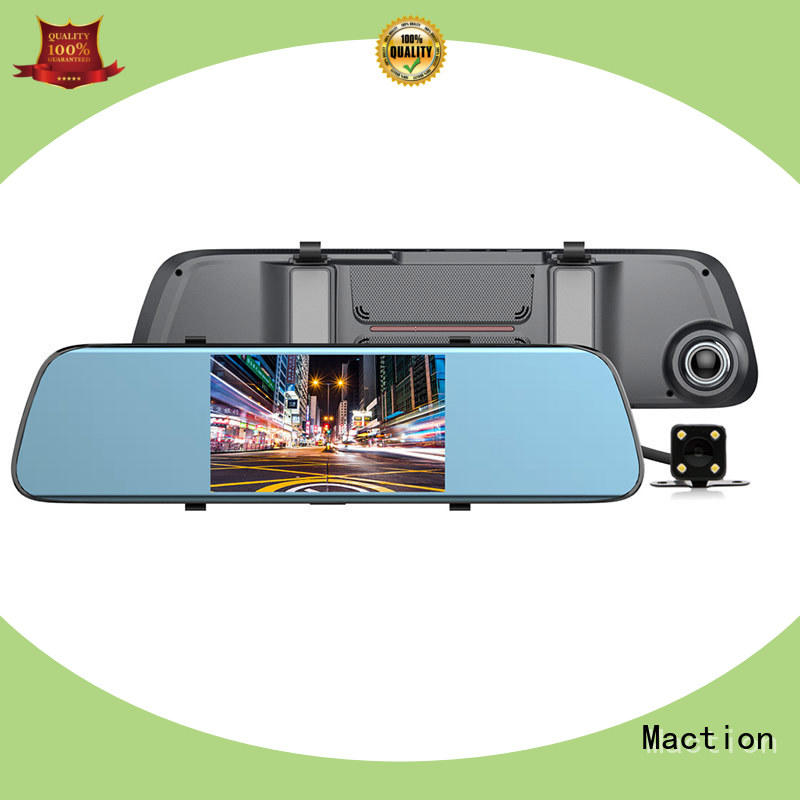 Maction mould backup camera mirror combo for street